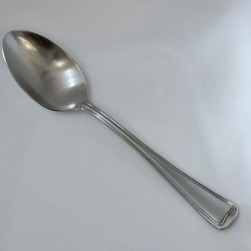 5pc GORHAM Monet Frosted Stainless Hostess Set Serving Glossy Satin 18/8